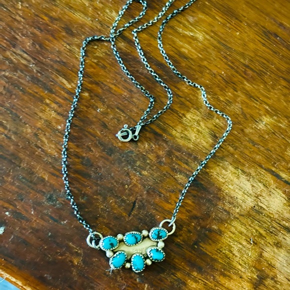 Maxine Ramirez Navajo kinsman necklace - Picture 1 of 5